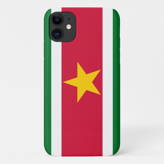 Vlag van Suriname Case-Mate iPhone Case (Achterkant)