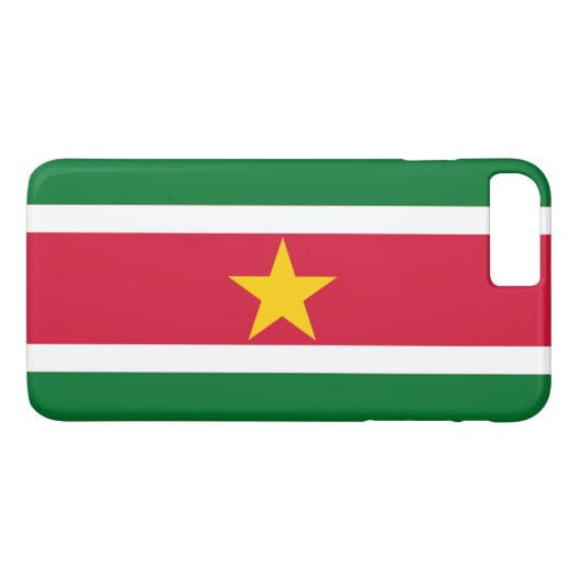 Vlag van Suriname Case-Mate iPhone Case (Achterkant (Horizontaal))