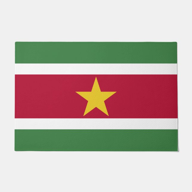 Vlag van Suriname Deurmat (Voorkant)