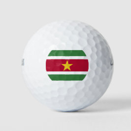 Vlag van Suriname Golfballen