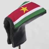 Vlag van Suriname Golfheadcover (3/4 voorkant)