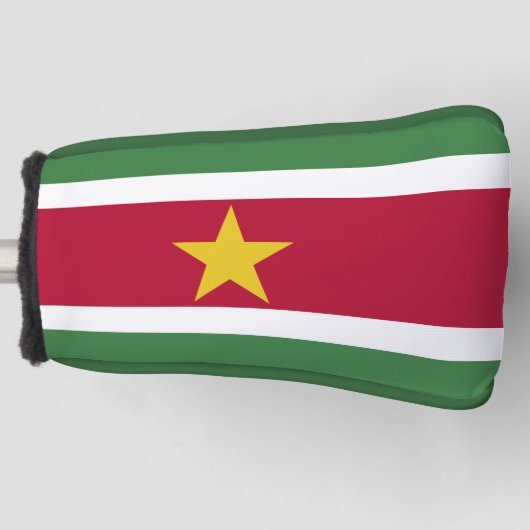 Vlag van Suriname Golfheadcover (Voorkant)