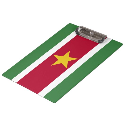 Vlag van Suriname Klembord (Gekanteld)