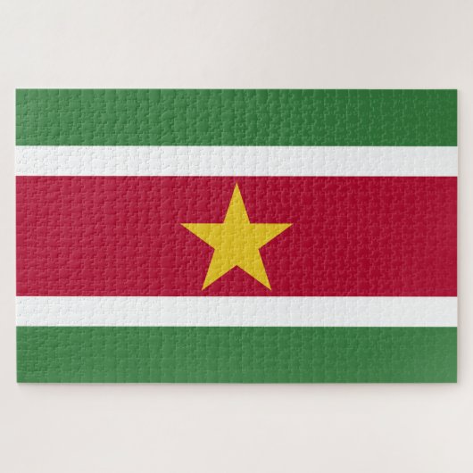 Vlag van Suriname Legpuzzel (Horizontaal)