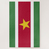 Vlag van Suriname Legpuzzel (Verticaal)