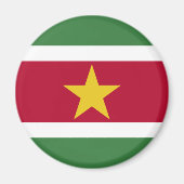 Vlag van Suriname Magneet (Voorkant)