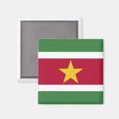 Vlag van Suriname Magneet (Voorkant / Achterkant)
