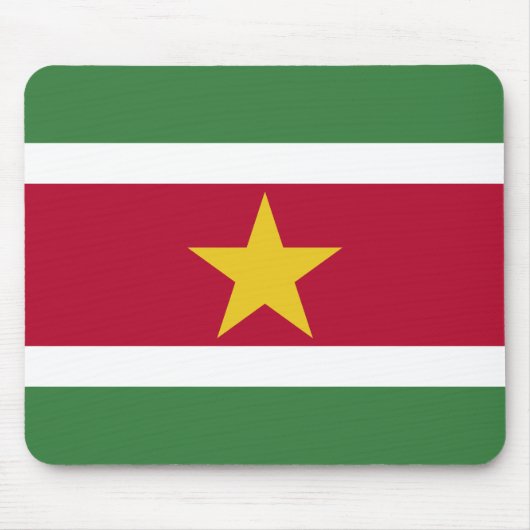 Vlag van Suriname Muismat (Voorkant)