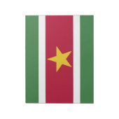 Vlag van Suriname Notitieblok (Linkerzijde)