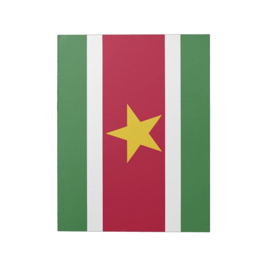 Vlag van Suriname Notitieblok (Linkerzijde)
