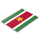 Vlag van Suriname Notitieboek (Linkerzijde)