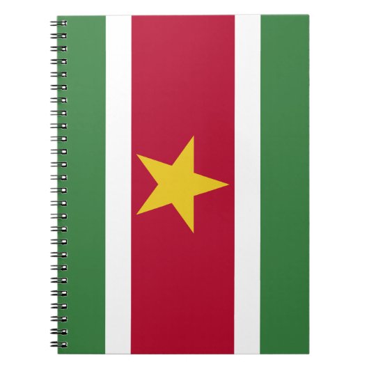 Vlag van Suriname Notitieboek (Voorkant)