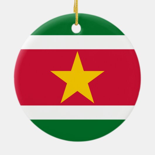 Vlag van Suriname Ornament (Achterkant)