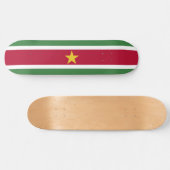 Vlag van Suriname Persoonlijk Skateboard (Horizontaal)