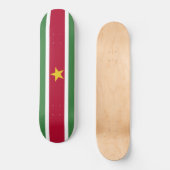 Vlag van Suriname Persoonlijk Skateboard (Voorkant)
