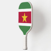 Vlag van Suriname Pickleball Paddle (Links)