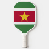 Vlag van Suriname Pickleball Paddle (Voorkant)