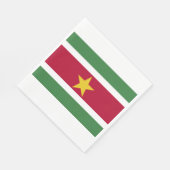 Vlag van Suriname Servet (Hoek)
