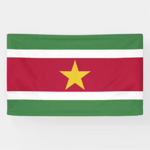 Vlag van Suriname Spandoek