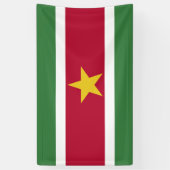 Vlag van Suriname Spandoek (Verticaal)