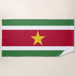 Vlag van Suriname Strandlaken