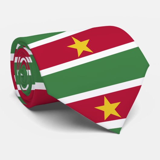 Vlag van Suriname Stropdas (Opgerold)