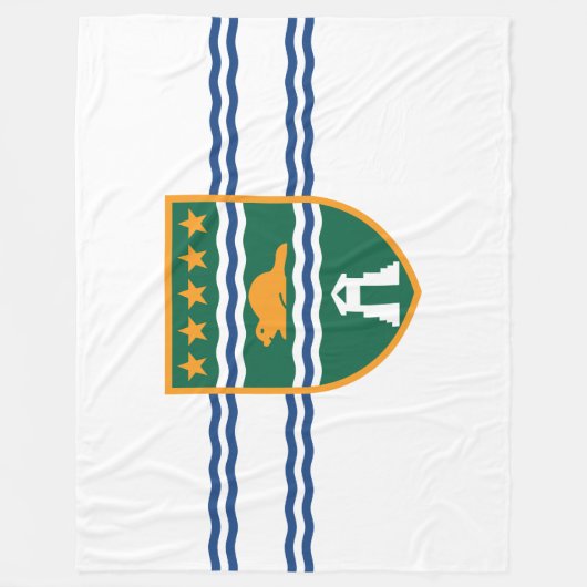 Vlag van Surrey (British Columbia, Canada) Fleece Deken (Voorkant)