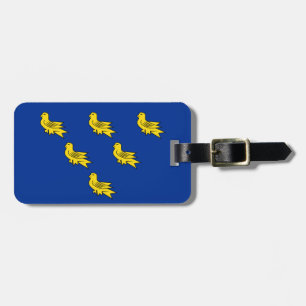 Vlag van Sussex Bagagelabel