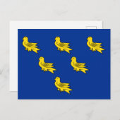 Vlag van Sussex Briefkaart (Voorkant / Achterkant)