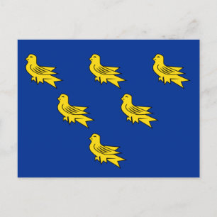 Vlag van Sussex Briefkaart