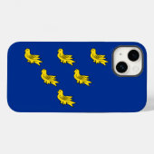 Vlag van Sussex Case-Mate iPhone Case (Achterkant (horizontaal))