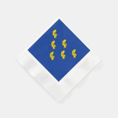 Vlag van Sussex servetten (Hoek)