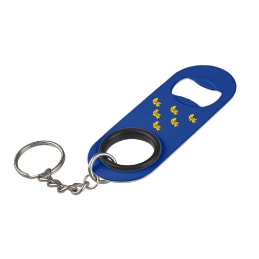 Vlag van Sussex Sleutelhanger Bottle Opener Mini Flessenopener (Voorkant Gekanteld)