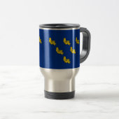 Vlag van Sussex Travel Mug Reisbeker (Voorkant rechts)