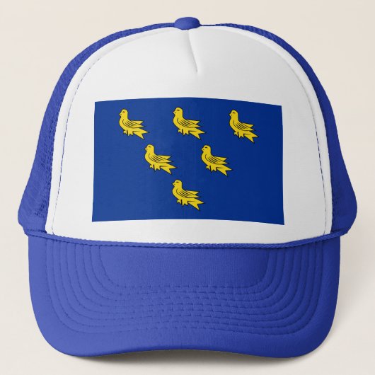 Vlag van Sussex Trucker Hat Trucker Pet (Voorkant)