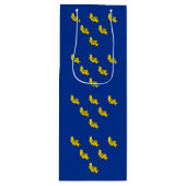 Vlag van Sussex Wine Gift Bag Wijn Cadeautas (Voorkant)