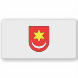 Vlag van Sveti Ivan Zelina, Kroatië Sticker
