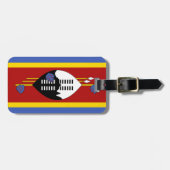 Vlag van Swaziland Easy ID Personal Bagagelabel (Voorkant horizontaal)