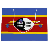 Vlag van Swaziland Groot Cadeauzakje (Voorkant)