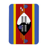 Vlag van Swaziland Magneet (Verticaal)