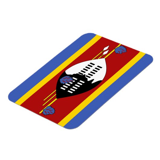 Vlag van Swaziland Magneet (Linkerzijde)