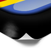 Vlag van Swaziland Poster (Hoek)
