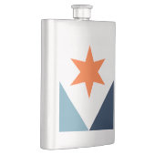 Vlag van Syracuse, New York Flacon (Rechts)