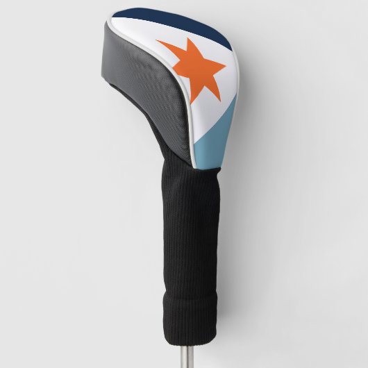 Vlag van Syracuse, New York Golfheadcover (Schuin)