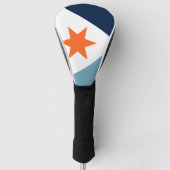 Vlag van Syracuse, New York Golfheadcover (Voorkant)