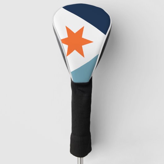 Vlag van Syracuse, New York Golfheadcover (Voorkant)