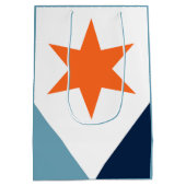 Vlag van Syracuse, New York Medium Cadeauzakje (Achterkant)