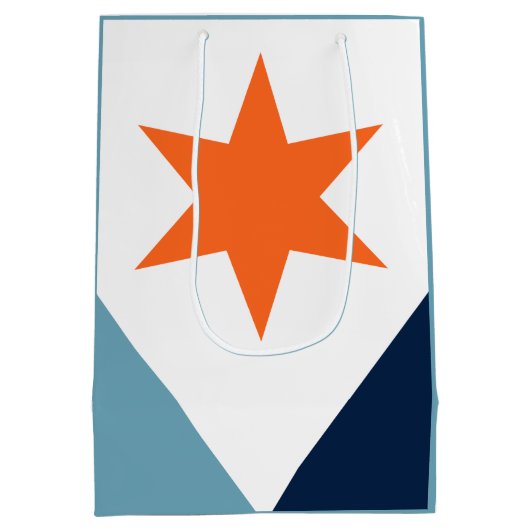 Vlag van Syracuse, New York Medium Cadeauzakje (Achterkant)