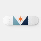 Vlag van Syracuse, New York Persoonlijk Skateboard (Horizontaal)