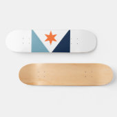 Vlag van Syracuse, New York Persoonlijk Skateboard (Horizontaal)